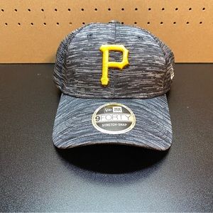 New Era Pittsburgh Pirates Hat Stretch Snap Gray 9FORTY Adult Cap MLB
